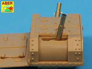 Canons Aber 35L-156 pour char britannique Mark IV de la Première Guerre mondiale – Femelle (1/35) – imagen 9