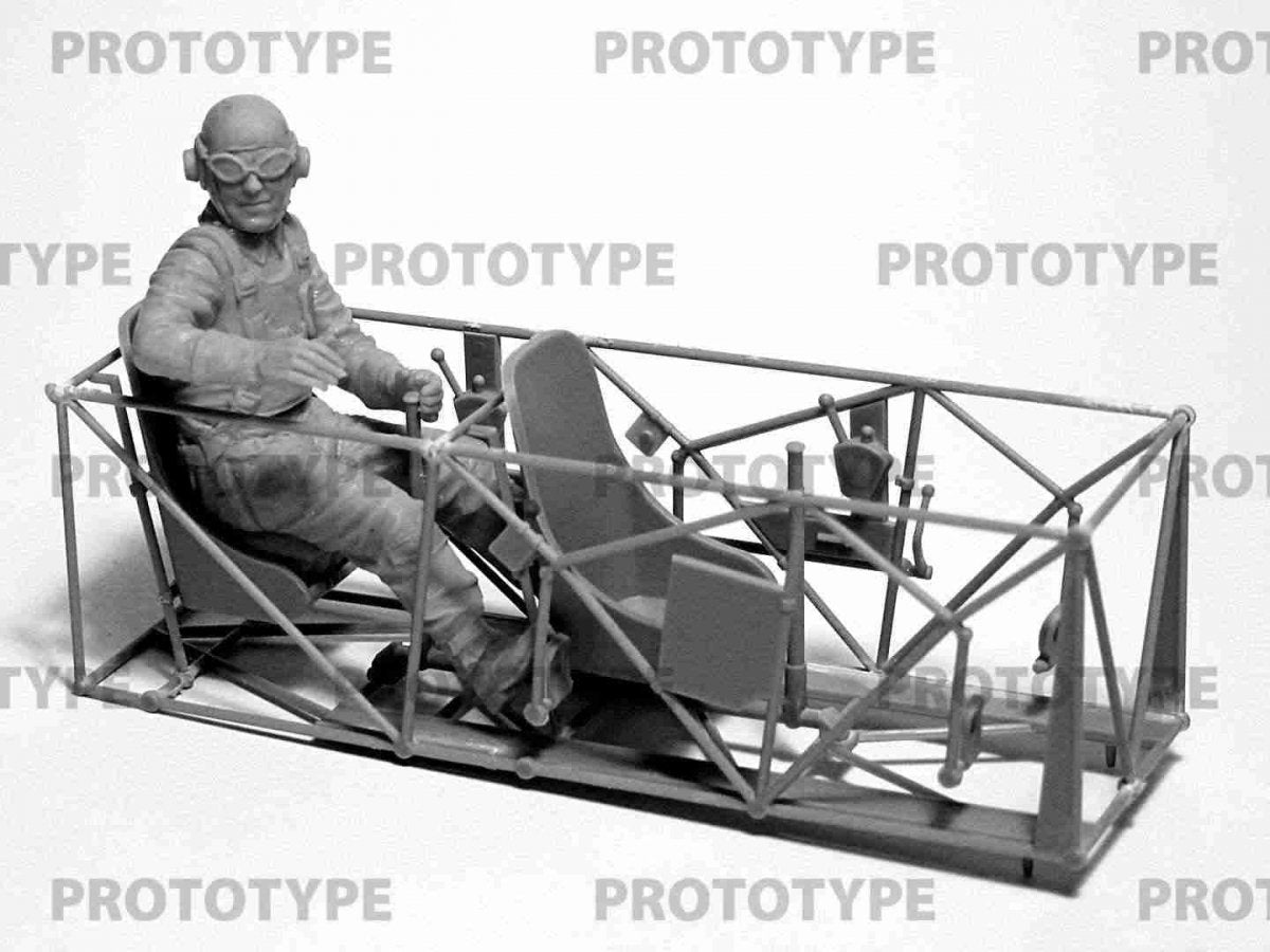 ICM 32112 Pilotes alliés de la Seconde Guerre mondiale dans le cockpit (britanniques, américains, soviétiques) 1/32 – imagen 2
