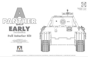 Maquette Takom 2097 Panther Ausf. et versions de début de production (intérieur complet) au 1/35