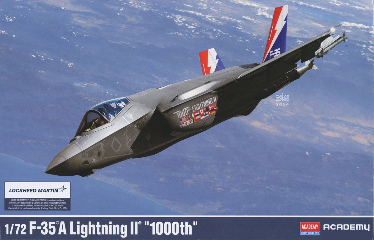 Maquette Academy 12591 F-35A Lightning II 1000e anniversaire au 1/72