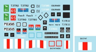 Décalcomanies Star Decals 35-C1147 ANZAC n° 1 1/35 – immagine 2