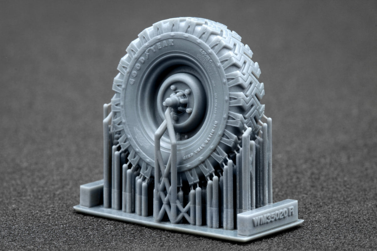 ScaleX WM 35020 L. Rover 88 6.5 small Ordinary wheel set (for AK-Interactive) 1/35
