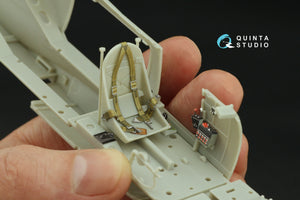 Intérieur coloré imprimé en 3D sur papier décalcomanie (KittyHawk) pour P-39Q/N Airacobra de Quinta Studio QD32216, échelle 1/32 – Bild 8