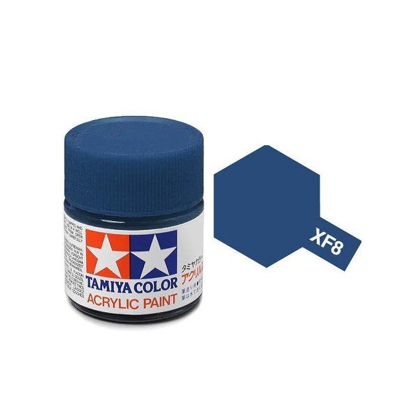 Tamiya 81308 Acrylique XF-8 Bleu mat 23 ml