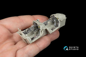 Intérieur imprimé en 3D et coloré sur papier décalcomanie Quinta Studio QD48070 F-14D (pour maquette Tamiya) 1/48 – image 7