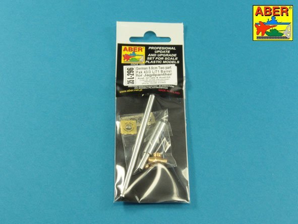 Aber 35L-296 Lufa Pak 43/3 L/71 8,8cm do Jagdpanter G1 późna lub G2 dla modeli Takom 1/35 – zdjęcie 4