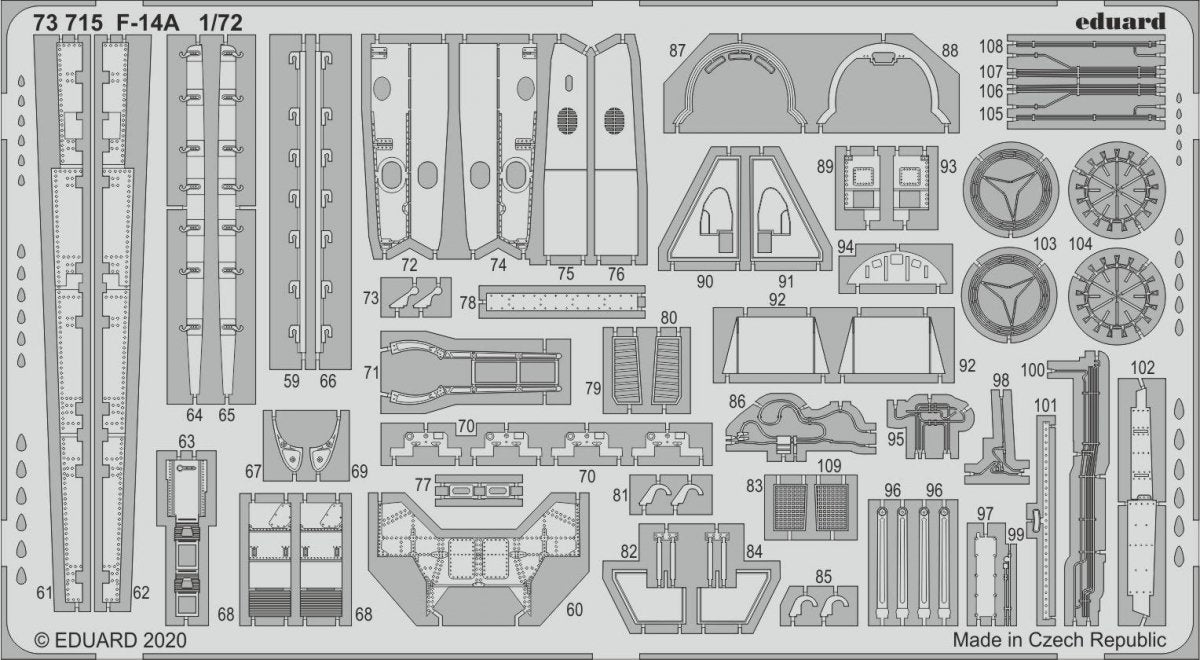 Eduard 73715 F-14A 1/72 GREAT WALL HOBBY – Bild 2