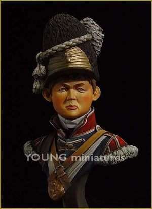 Young Miniatures YH1802 TAMBOUR 23e PIED FUSILEERS ROYAUX WELSH 1/10