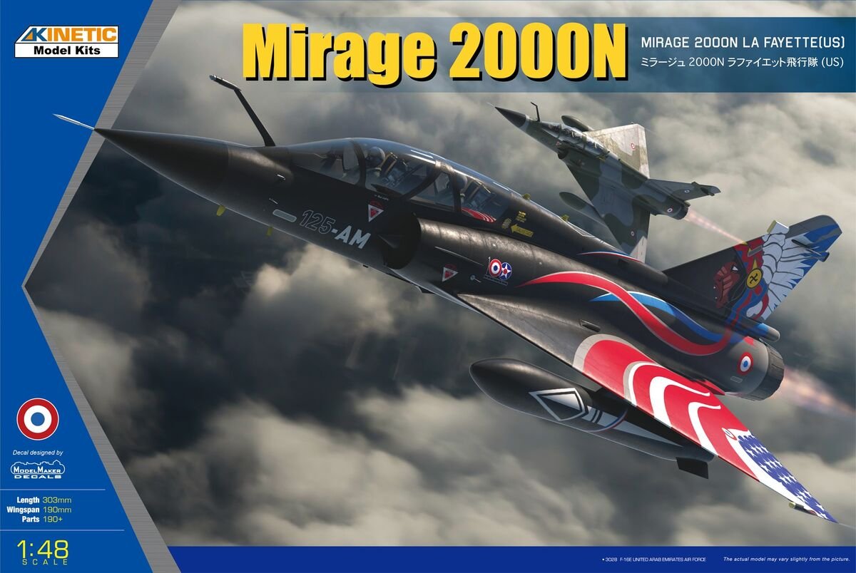 Kinetic K48124 Mirage 2000N La Fayette (États-Unis) 1/48