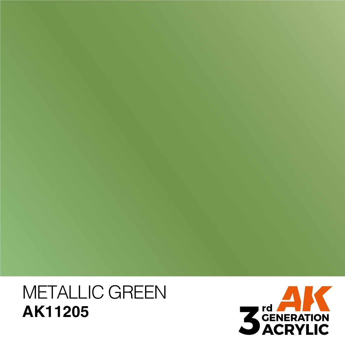 AK Interactive AK11205 VERT MÉTALLISÉ – 17 ml