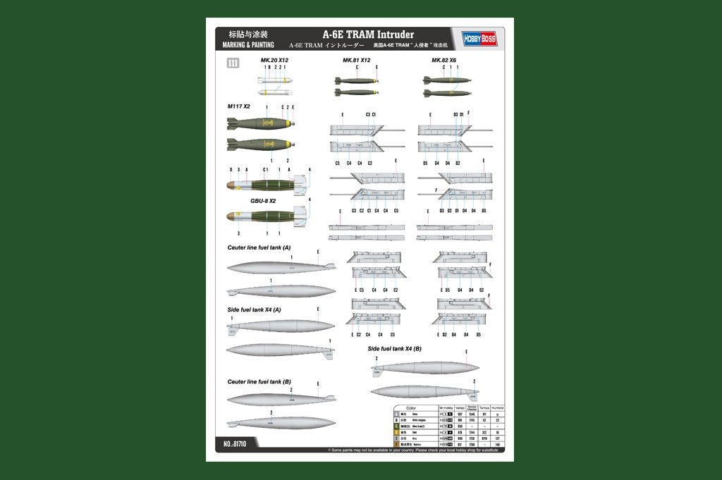 Hobby Boss 81710 A-6E TRAM Intruder – image 2