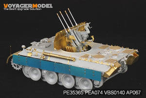 Maquette Voyager PE35365 Flak Panther Ausf D allemand de la Seconde Guerre mondiale avec Flak 38 pour DRAGON 6626 au 1/35 – immagine 5