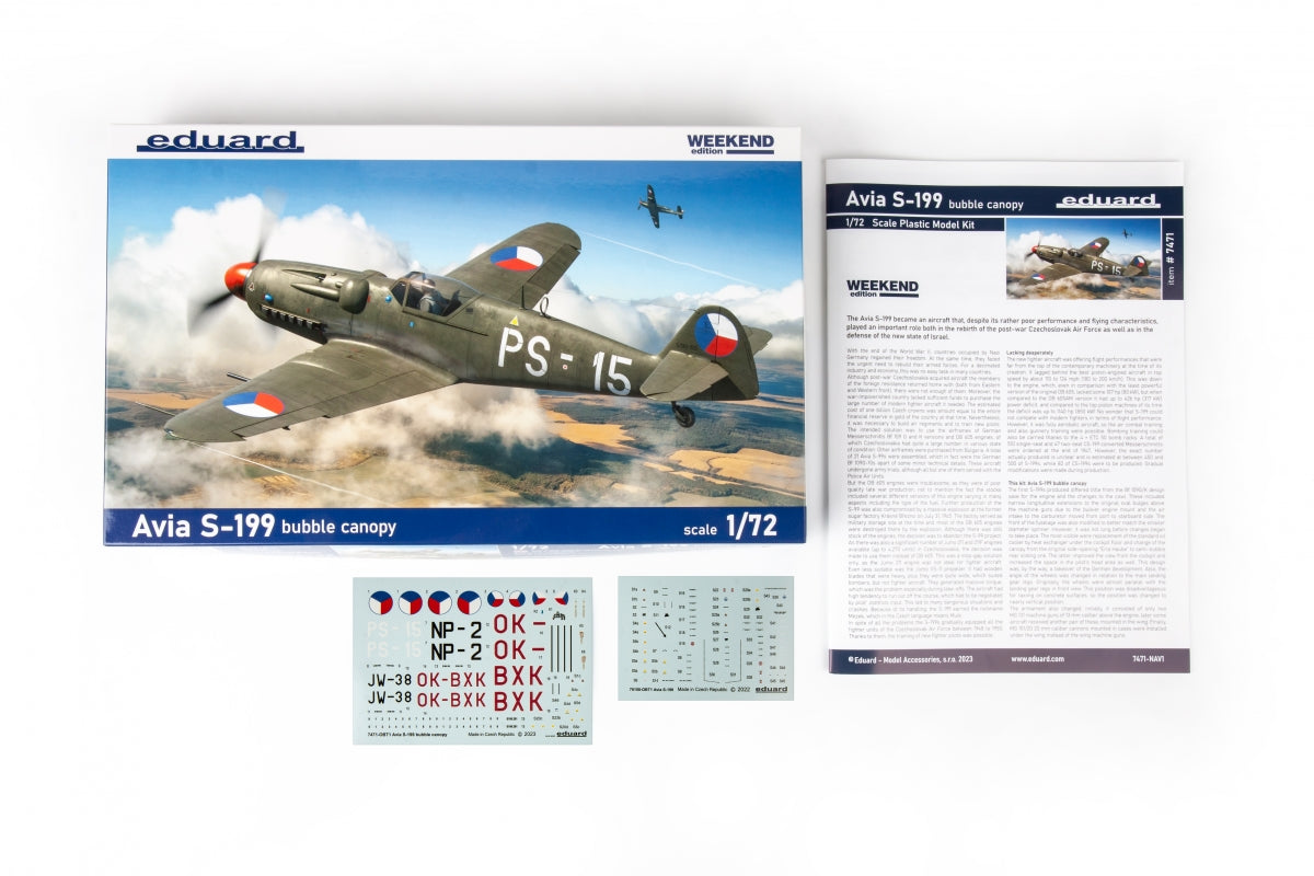 Eduard 7471 Avia S-199 verrière bulle 1/72 – image 2