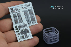 Quinta Studio QDS+48518 Tornado IDS Intérieur coloré imprimé en 3D sur papier décalcomanie (Italeri) (petite version) (avec pièces en résine imprimées en 3D) 1/48 – immagine 2