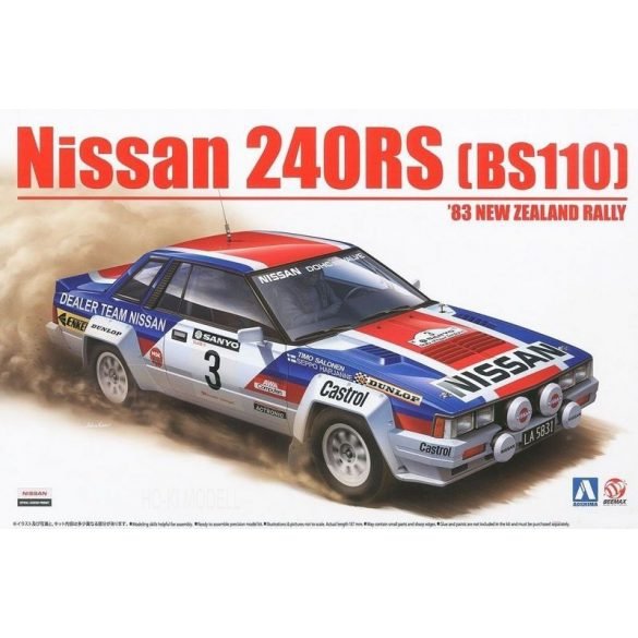 Beemax 24008 Nissan 240RS (BS110) Rallye de Nouvelle-Zélande 1983 (1/24)