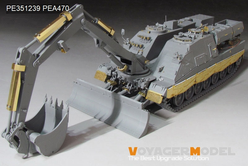Kit de mise à niveau Voyager Model PE351239 pour char de pionnier allemand moderne Kodiak AEV-3 (série suisse) pour BORDER BT-011 au 1/35 – Bild 7