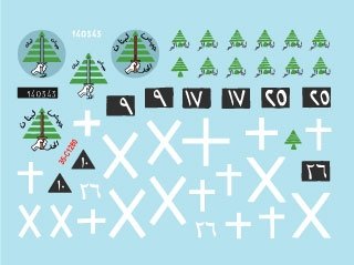 Star Decals 35-C1280 Chars et véhicules blindés libanais 10 1/35 – immagine 3