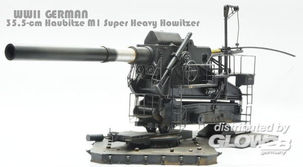 Glow2B MT-35002 Obusier de siège lourd Haubitze M.1 (35,5 cm H M.1) à l&amp;#39;échelle 1/35