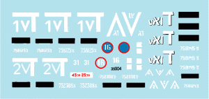 Star Decals 35-904 Véhicules blindés israéliens 1 M548A1 Alfa 1/35 – immagine 3
