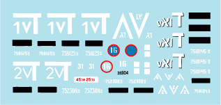 Star Decals 35-904 Véhicules blindés israéliens 1 M548A1 Alfa 1/35 – immagine 3