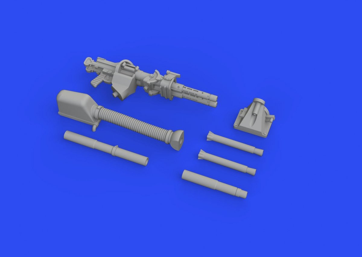 Embouts de canon Eduard 648604 pour Bf 110G-4 au 1/48