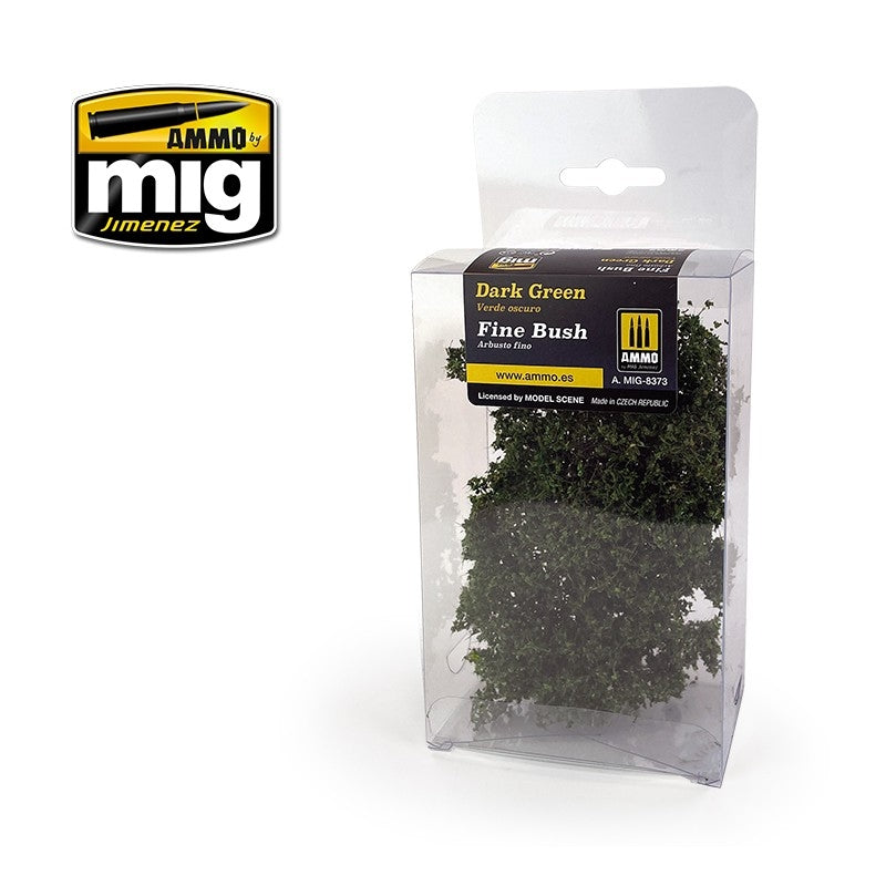 Munitions Mig Jimenez 8373 Fine Bush - Vert foncé