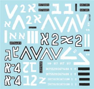 Star Decals 35-C1227 Israeli AFVs 10 1/35 – zdjęcie 3
