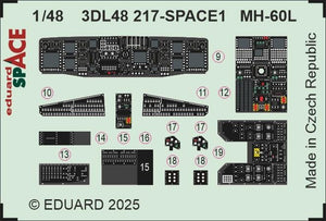 Eduard 3DL48217 MH-60L SPACE ICM 1/48 – image 3