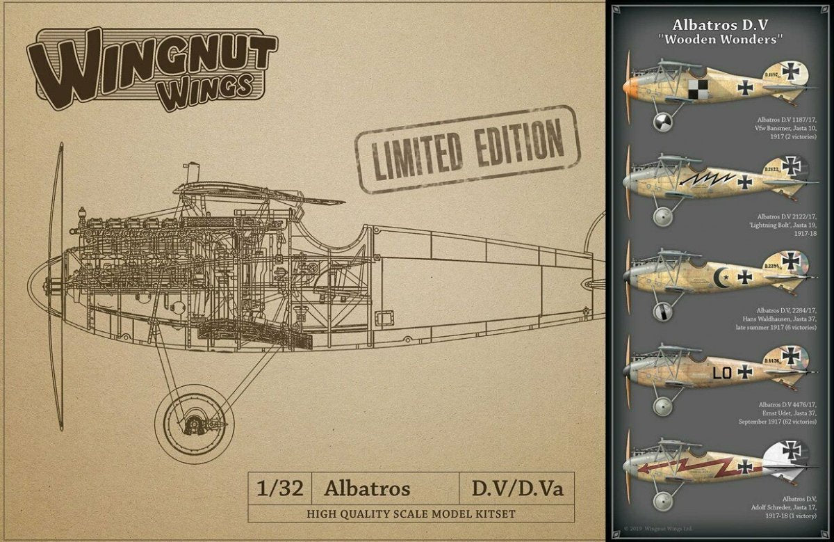 Wingnut Wings 32903 Albatros DV « Merveilles en bois » 1/32