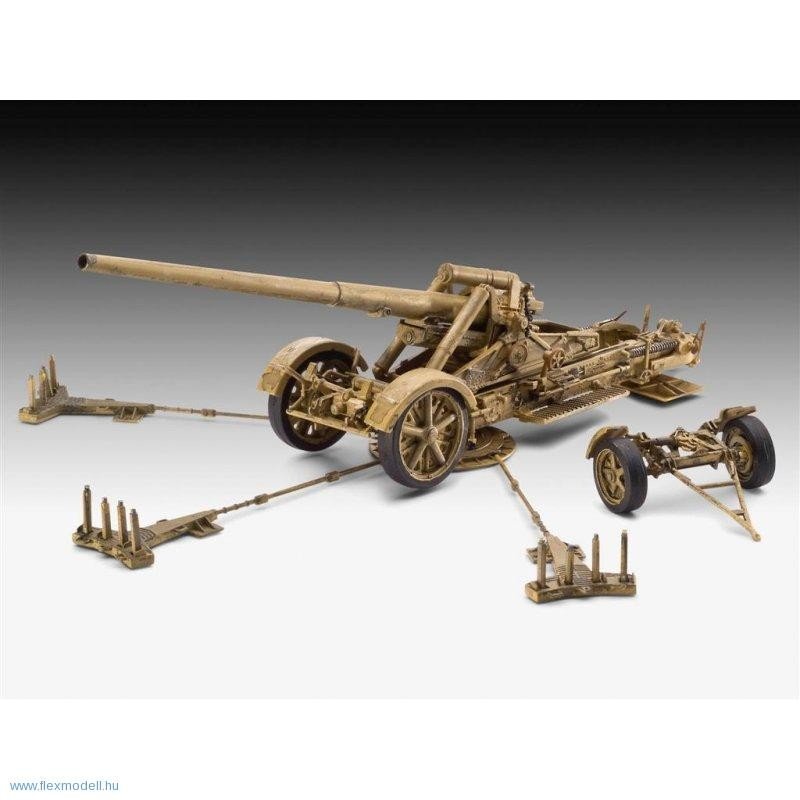 Revell 03176 Canon lourd allemand 17cm Kanone 18 (1/72) – image 2