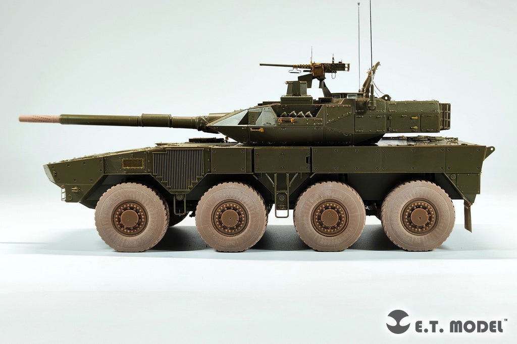 ET Model P35-129 JGSDF TYPE 16 Maneuver Combat Vehicle Sound Wheels and Muzzle Brake For TAMIYA Kit 1/35 – immagine 9