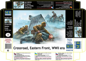 Master Box 35190 Carrefour, Front de l&amp;#39;Est, Seconde Guerre mondiale, échelle 1/35 – imagen 2