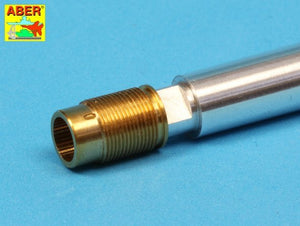Aber 16L-09 Frein de bouche tardif pour le canon utilisé sur la version tardive du char Tiger I, Tiger II (tourelle Henschel) / Frein de bouche tardif utilisé sur le canon allemand de 8,8 cm des Tiger I et Tiger II (tourelle Henschel) à l&amp;#39;échelle 1/16 – image 9