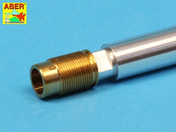 Aber 16L-09 Frein de bouche tardif pour le canon utilisé sur la version tardive du char Tiger I, Tiger II (tourelle Henschel) / Frein de bouche tardif utilisé sur le canon allemand de 8,8 cm des Tiger I et Tiger II (tourelle Henschel) à l&amp;#39;échelle 1/16 – image 9
