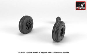 Roues Armory Models AW48331 AH-64 Apache avec pneus lestés, moyeux nervurés 1/48 – image 4