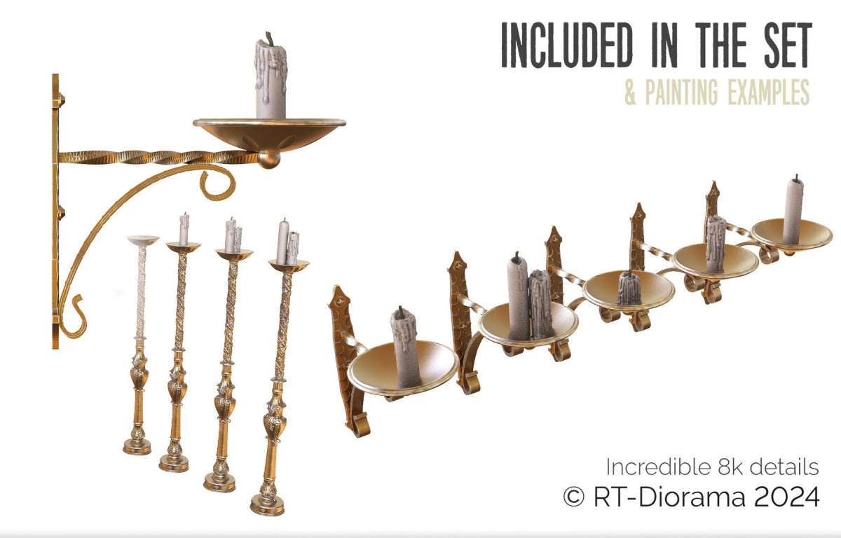 RT-Diorama 35429 Bougies d&amp;#39;église et accessoires 1/35 – image 2