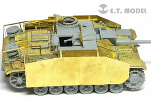 ET Modèle E72-019 WWII allemand StuG.III Ausf.G Schurzen (version tardive) pour DRAGON Kit 1/72