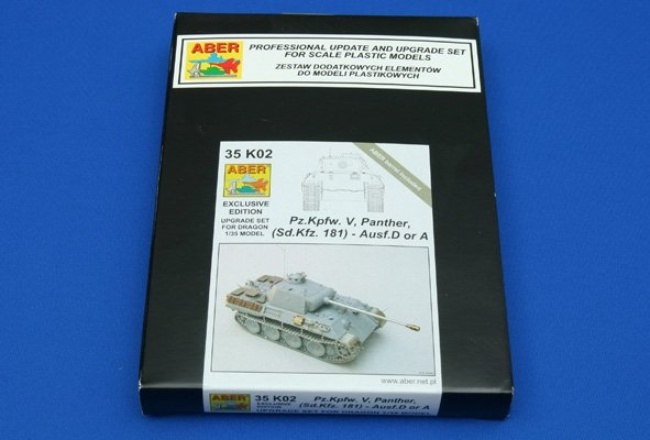 Aber 35K02 German medium tank Pz. Kpfw. V, Panther, Ausf. D or Ausf. A (Sd. Kfz. 171) 1/35 – zdjęcie 3