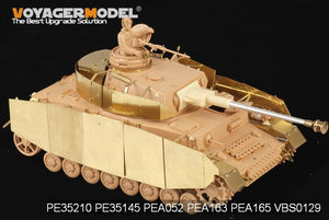 Voyager modèle PEA165 Panzer allemand de la seconde guerre mondiale.IV Ausf.H/J schürzen (pour TAMIYA 35209 35181) 1/35 – imagen 5