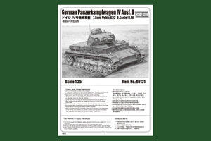 Hobby Boss 80131 Panzerkampfwagen allemand IV Ausf B – image 2