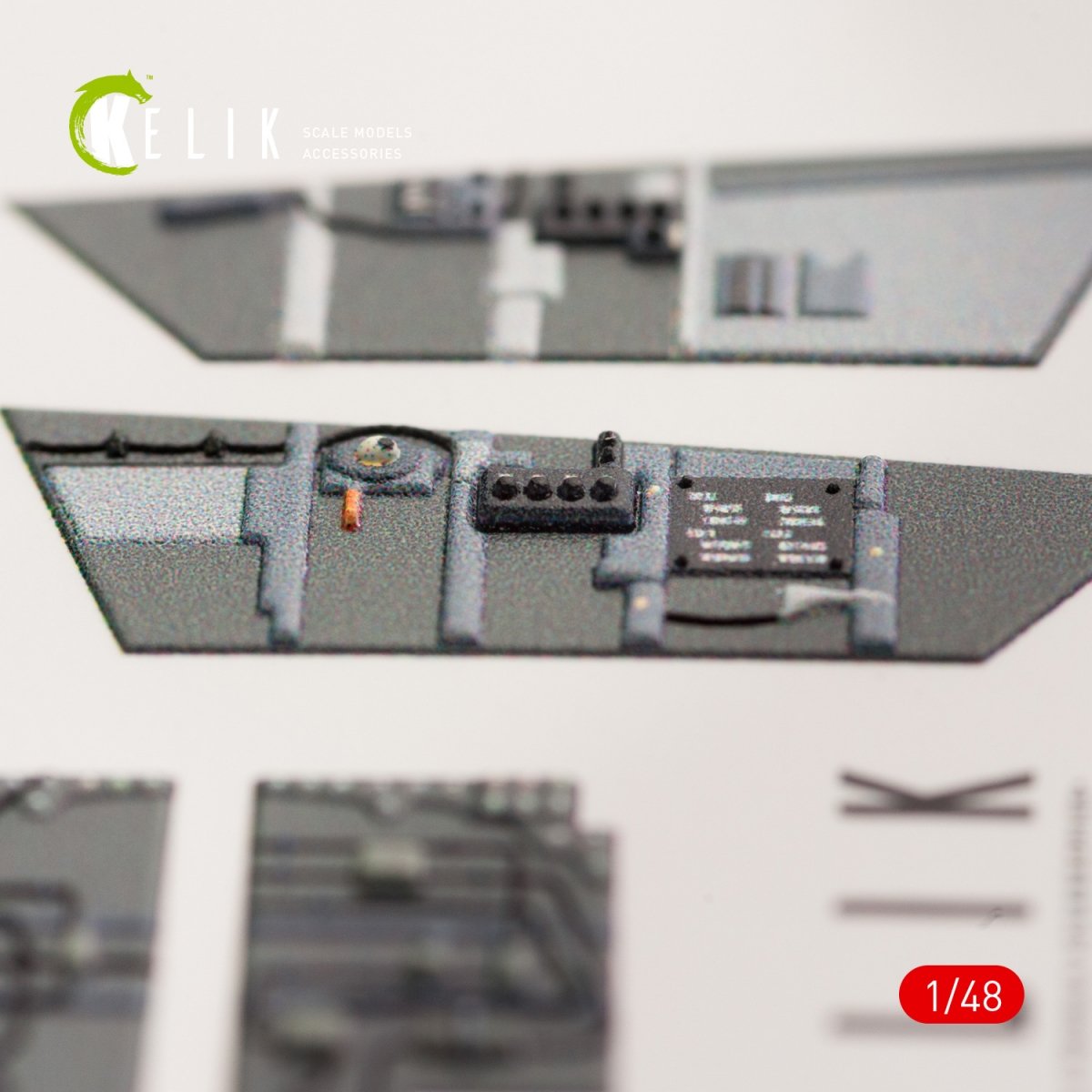 KELIK K48033 F/A-18B « HORNET » DÉCALCOMANIES 3D INTÉRIEURES POUR MAQUETTE KINETIC AU 1/48 – image 4