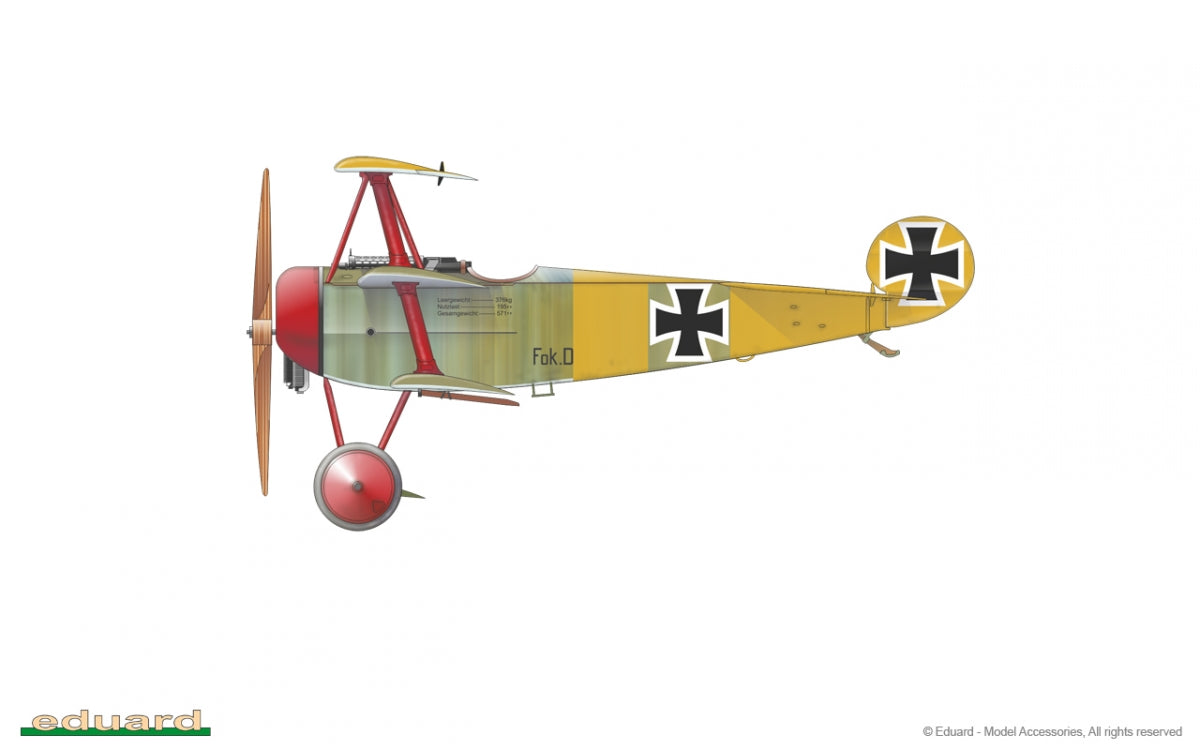 Eduard 7039 Fokker Dr. I 1/72 – immagine 5