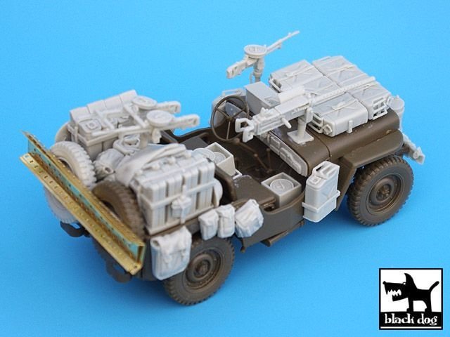 Jeep SAS britannique Black Dog T35014 Africa pour Tamiya/Italeri au 1/35 – immagine 2