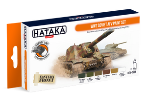 Hataka HTK-CS95 Ensemble de peinture AFV soviétique WW2 (6x17ml)