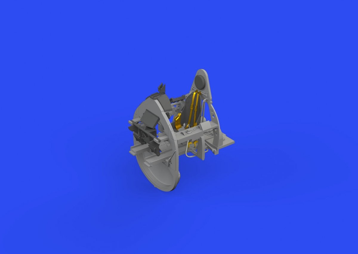 Cockpit Eduard 648777 F4F-3 avec viseur à réflecteur - Impression Eduard 1/48 – image 2
