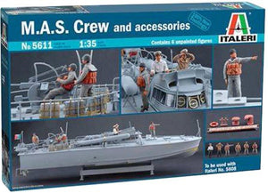 Italeri 5611 MAS Équipage et accessoires (1/35)