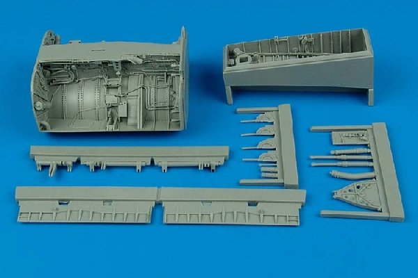 Aires 2096 F-8 Crusader baie de train d'atterrissage 1/32 Trumpeter 