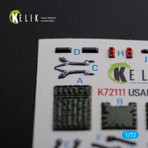 Décalcomanies 3D pour l&amp;#39;intérieur du F-15E KELIK K72111, compatibles avec la maquette Academy au 1/72 – image 11