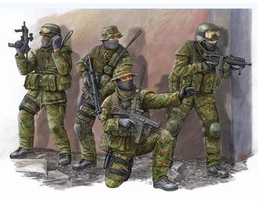 Trumpeter 00422 Commandos KSK allemands modernes (1/35)