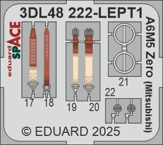 Eduard 3DL48222 A6M5 Zero (Mitsubishi) SPACE EDUARD 1/48 – immagine 4